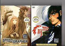 BLACK JACK Complete 10 OVA Series + SPEED GRAPHER Vol. 1-24 Anime DVD