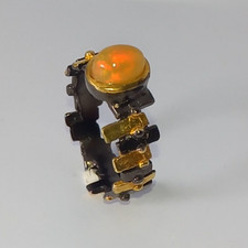 Prächtiger TOP FEUEROPAL Ring