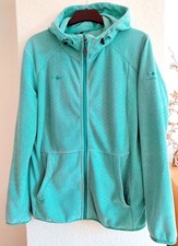 Damen Kapuzenjacke Sweat mit Kapuze Gr. L Pullover Jacke Grünton