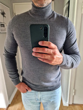 Herren Pullover Rolli 100%