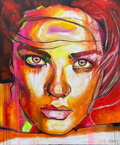 Artist original 100cm - 100cm, x