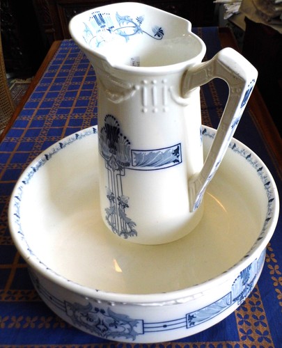 Feiner jugendstil waschkrug - feiner,