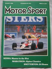 Motor Sport August 1988
