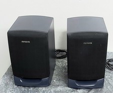 Kleine Aiwa Lautsprecher Blau