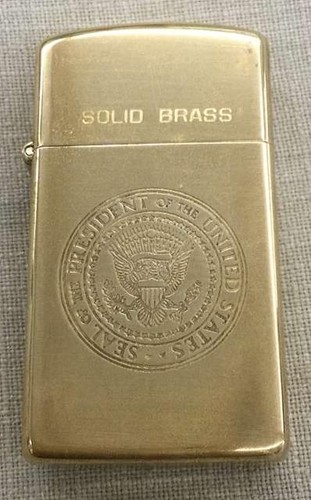 Zippo solid brass feuerzeug - zippo,