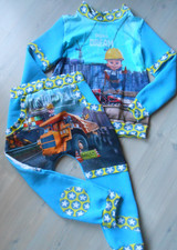 2 teiliges  Jersey Set  Gr. 128-134 -lange Hose &  Pullover