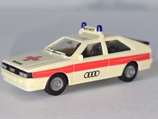 HERPA, AUDI QUATTRO, DRK Notarzt Fahrzeug, Einsatzfahrzeug, H0 1:87 selten