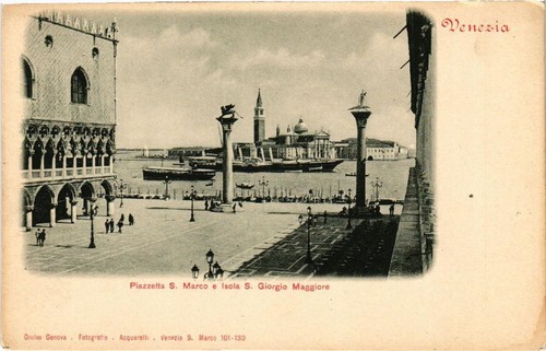 Cpa venezia piazzetta s - venezia,