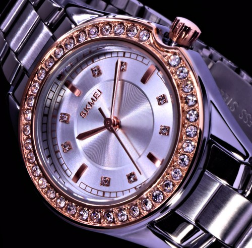 Skm damen armband uhr silber - uhr,