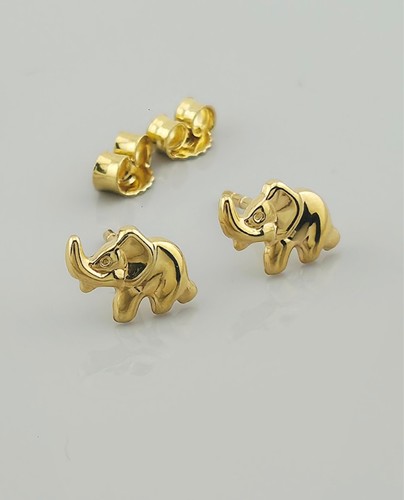 Ohrstecker elefanten gold - gold, 333