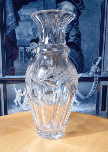 Bleikristall vase blumen - vase,