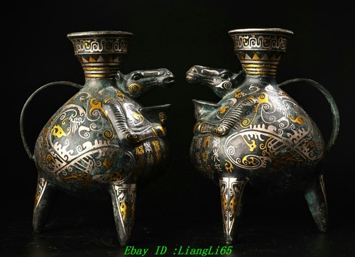 Alte bronze ware gilt silber - ware,