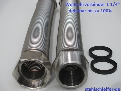 Wellrohrverbinder 4 - wellrohrverbinder, 1/4"