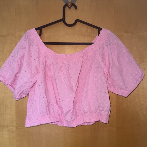 Carmen oberteil top - oberteil, rosa