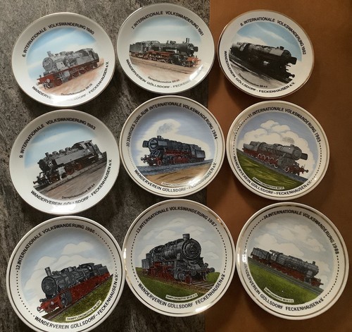Porzellanteller eisenbahnen - porzellanteller,