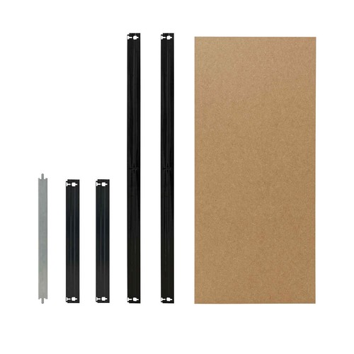 Shelfplaza black 110x40 - shelfplaza, cm