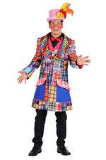 excl Clown Frack bunte Jacke Clownkostüm Herren Clownjacke Zirkus Variete Kostüm