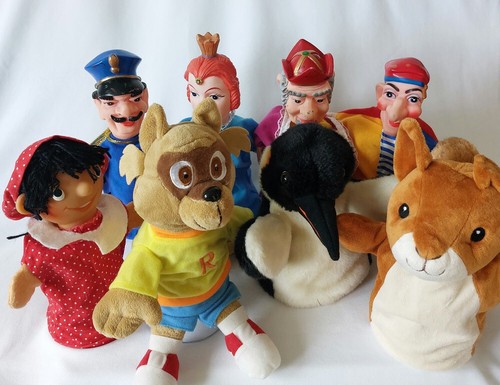 Handpuppe könig prinzessin - 8x,