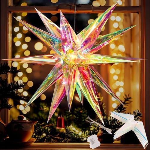 Led weihnachtsstern zackig - led,