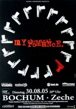 MY CHEMICAL ROMANCE - 2005 - Live In Concert - Poster - Bochum