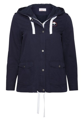 Sheego kurzjacke mit kapuze - mit,