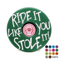 KustomCaps Ahead Steuersatz Kappe MTB Headset Cap "Ride It Like You Stole It"