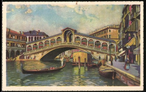 Ansichtskarte venedig - ansichtskarte,