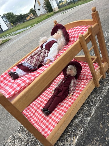 Puppenbett doppelbett puppe - puppenbett,