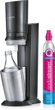 SodaStream Crystal 3.0 Trinkwassersprudler mit 1 Glaskaraffe  Schwarz Neu B-Ware