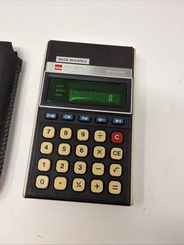 Vintage sharp taschenrechner - vintage,