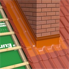 300mm x 5,0m EUROVENT verbleites Wandanschlussband / Kaminanschlussband glatt