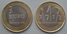 3 Euro Gedenkmünze Slowenien 2013 Aufstand bei Tolmin unz