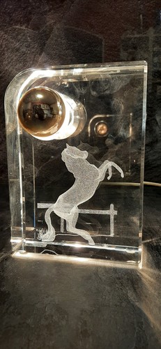 Lampe glasblock motiv - lampe/3d, glasblock/motiv