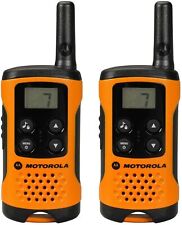 Motorola TLKR T41 PMR Walkie Walkie Funkgerät 8 Kanal in Orange 2er Set Neuwerti