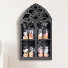 Wanddekor aus Displayregal