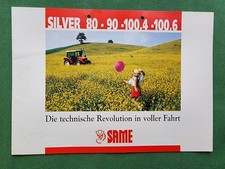 Prospekt Same Traktoren Silver 80 - 90 - 100.4 - 100.6