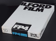 Ilford Film FP4 5X7" 13X18 ASA