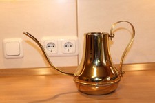 Omas hübsche, große Blumen Giesskanne aus der Sammlung, Goldfarbig 1,7 Liter