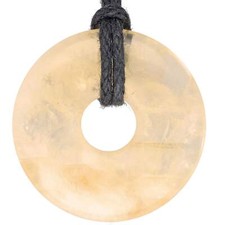 Citrin Donut 30 mm Anhänger