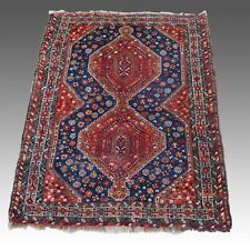 Antiker Kasak, Kaukasus Teppich Orientteppich 1,56m x 1,15m Naturfarben