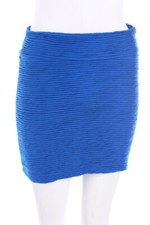 AMISU Rock Minirock Gummizug D 36 royalblau