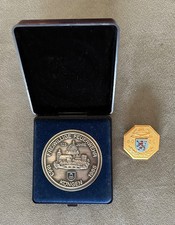 2x Feuerwehr Abzeichen Medaille Orden Nachlass Thüringen Heidelberg