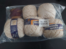 5 x 50 g Baumwolle "weich und glänzend" 3 X NEU &OVP