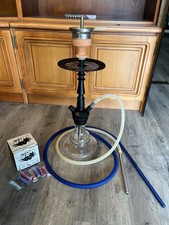 Große Amy Deluxe Shisha mit Zwei Schläuchen und Zubehör