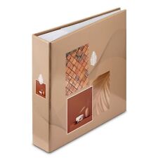 Hama Memo-Album Fotoalbum Singo II Braun 22,5x22cm 200 Fotos 10x15cm 100 Seiten