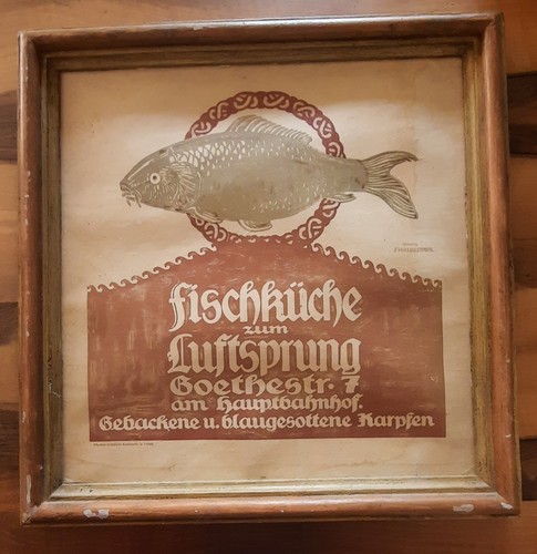 Alte werbung fischküche zum - "fischküche,
