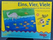 Eins, Vier, Viele - HABA 1996 - Lernspiel für 2-4 Spieler ab 4 Jahren