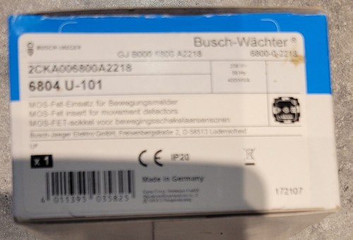 Busch jaeger 6804u 101 - busch-jaeger, 6804u-101