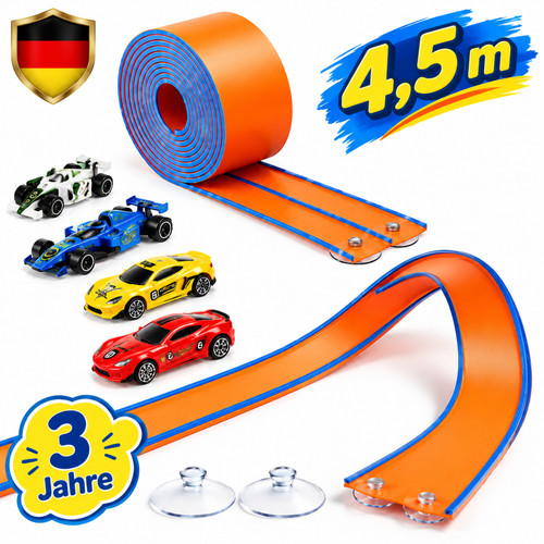 Kinder rennbahn flexible - 4.5m,
