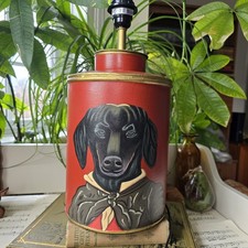 Dackel Hund Tischlampenfuß